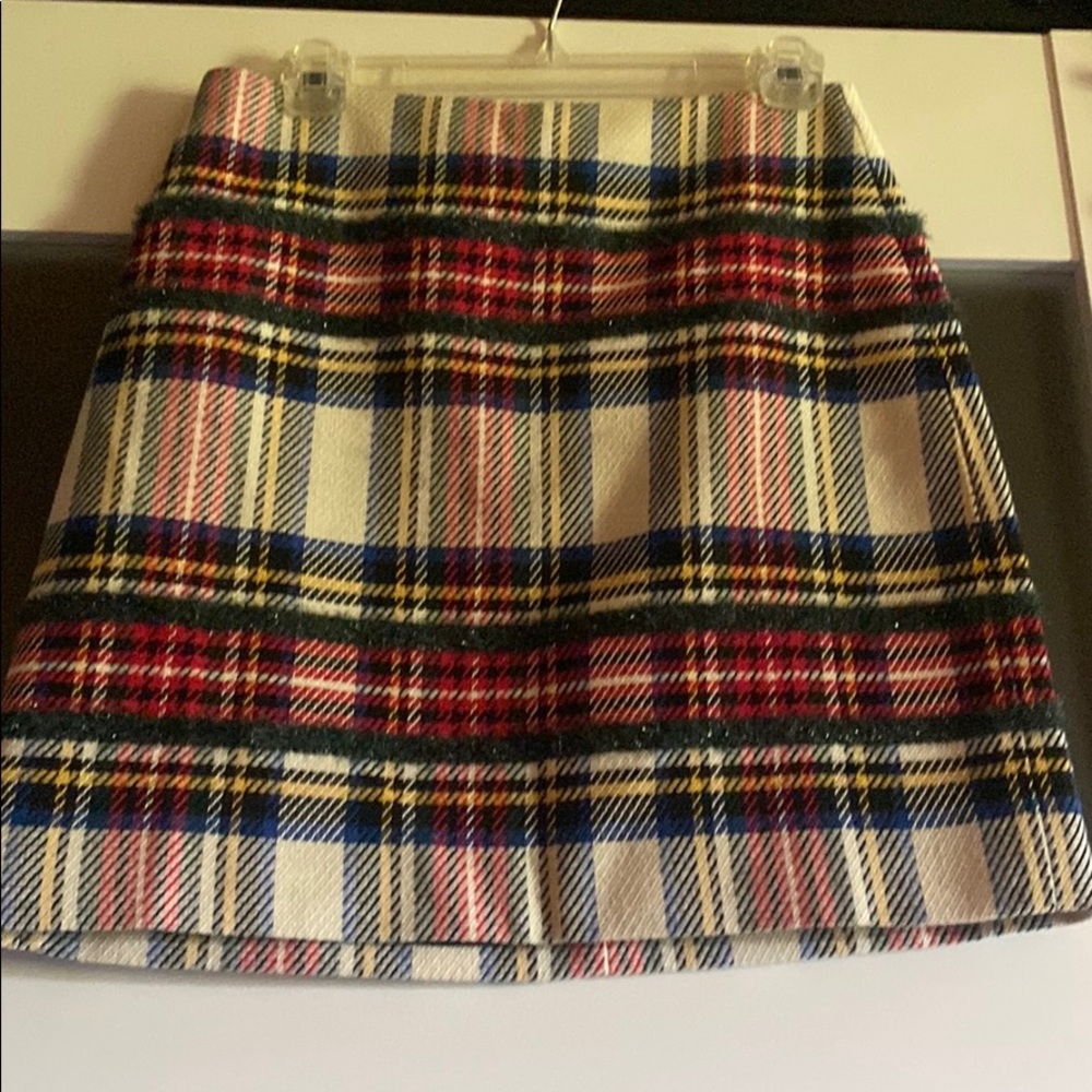 J,crew tinsel skirt